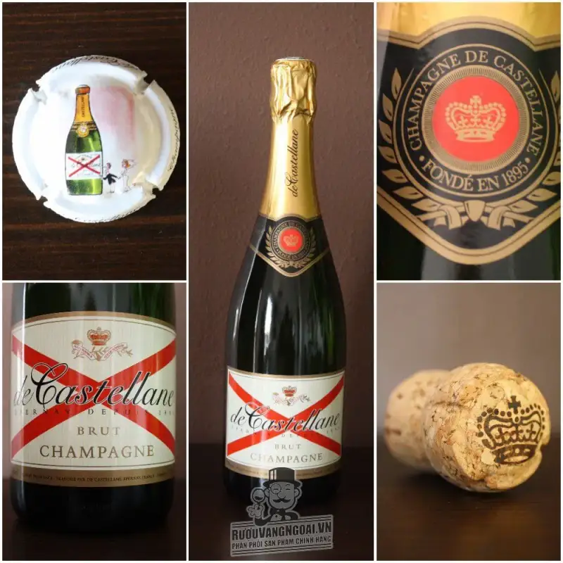 Mua ruou champagne phap de castellane brut ml giá rẻ tại Sài Gòn
