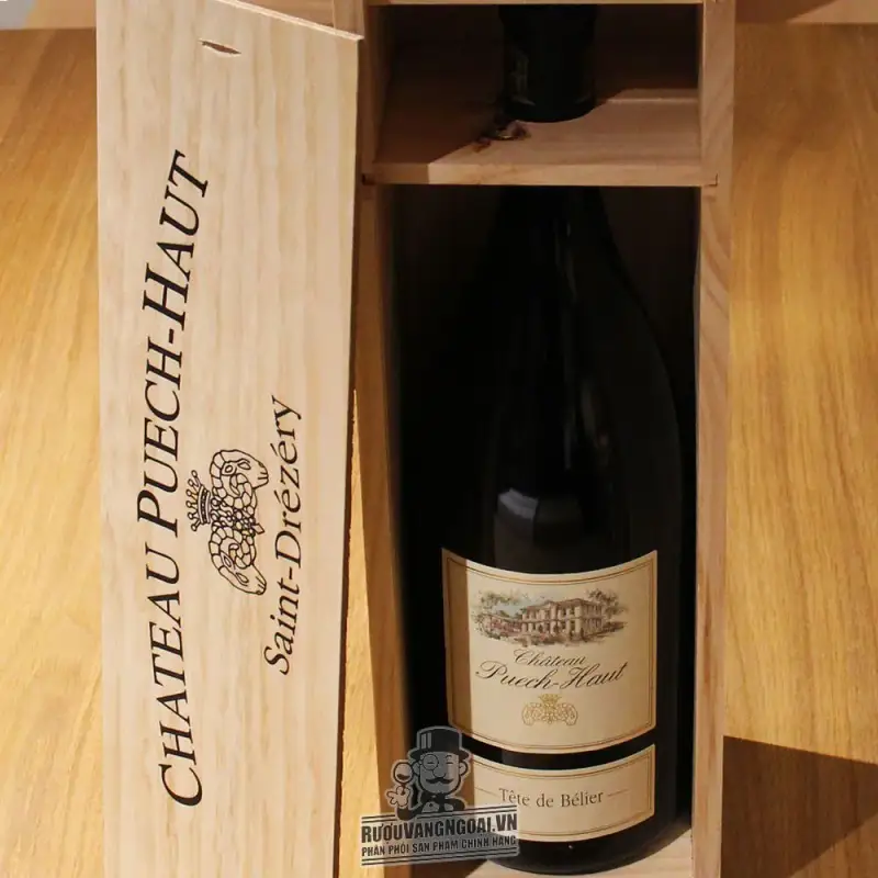 Địa chỉ bán vang phap chateau puech haut tete de belier red giá rẻ tại Hà Nội