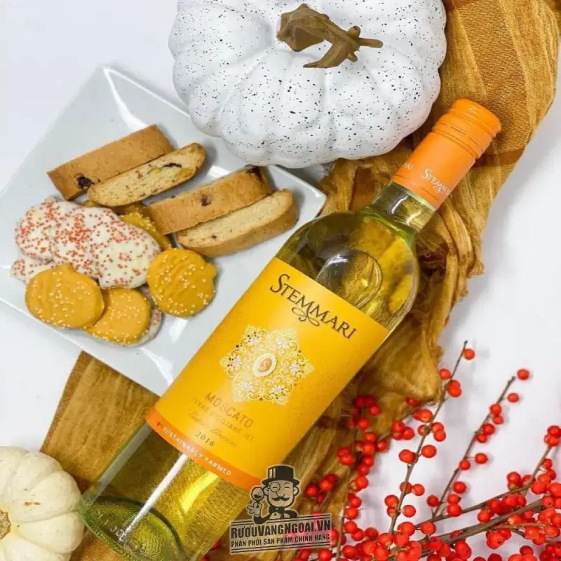 Mua ruou vang y stemmari moscato giá rẻ tại Sài Gòn
