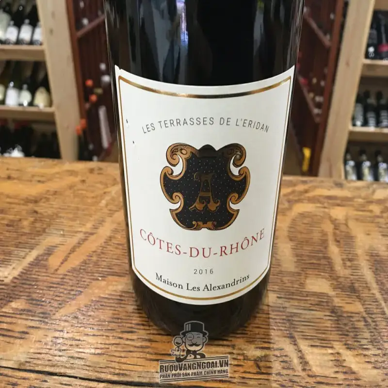 Mua vang phap cotes du rhone blanc les terrasses de l eridan giá rẻ tại Sài Gòn