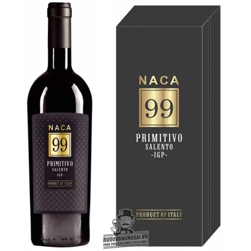 RƯỢU VANG Ý NACA 99 PRIMITIVO SALENTO