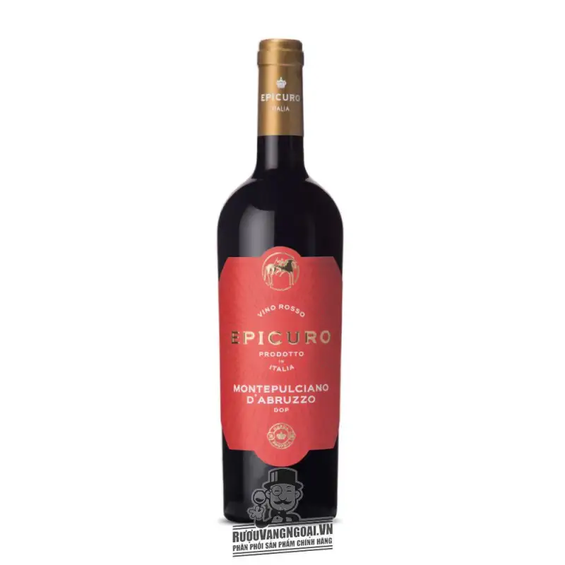 Rượu Vang Ý Epicuro Montepulciano dAbruzzo D.O.P uống ngon