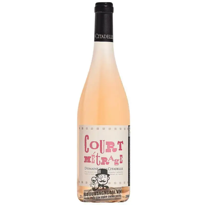 Vang Pháp Court Metrage Rose Domaine de La Citadelle uống ngon