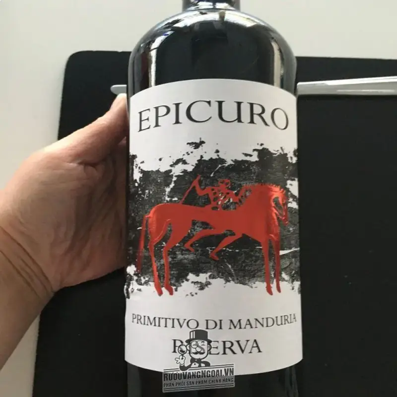 Mua ruou vang y epicuro primitivo di manduria riserva giá rẻ tại Sài Gòn