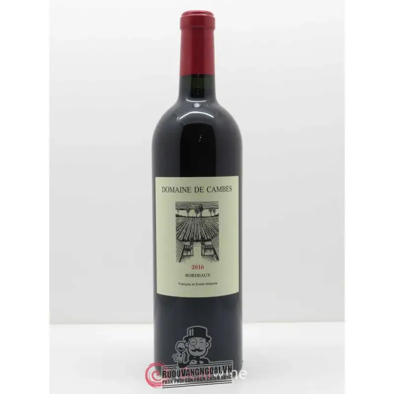 Vang Pháp Domaine De Cambes Bordeaux cao cấp