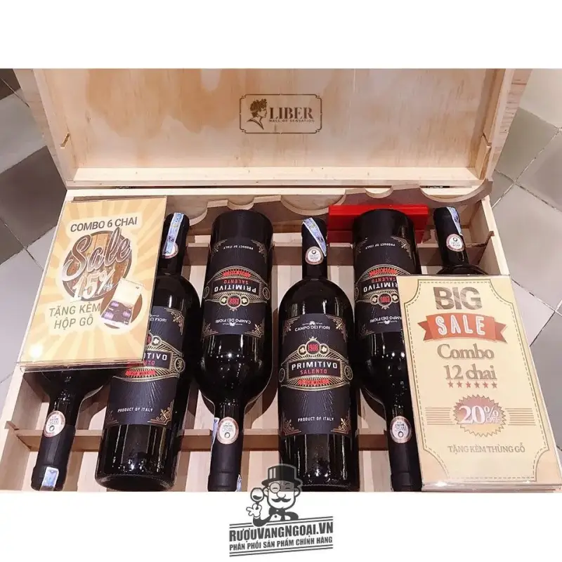 Vang Ý CAMPO DEI FIORI 1988 PRIMITIVO SALENTO