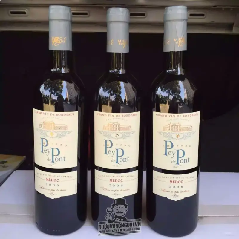 Địa chỉ bán vang phap chateau pey de pont cru bourgeois giá rẻ nhất