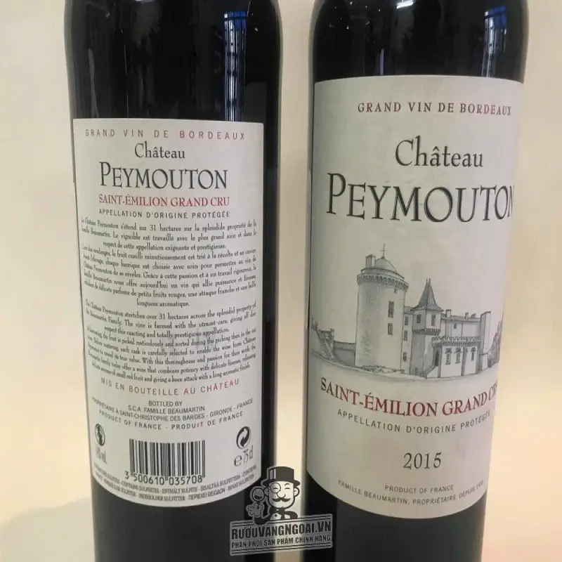 Địa chỉ bán vang phap chateau peymouton saint emilion grand cru giá rẻ tại Hà Nội