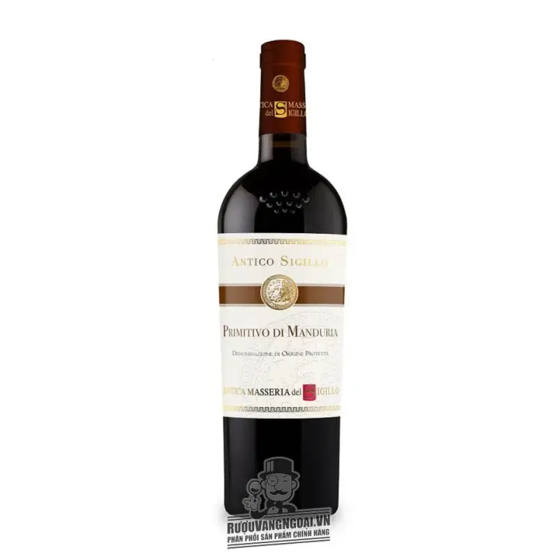 Vang Ý Antico Sigillo Primitivo di Manduria