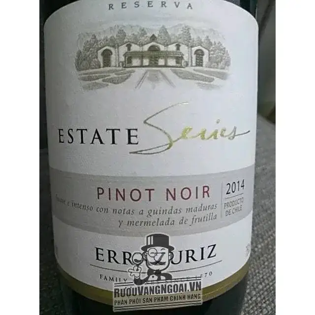 Vang Chile ERRAZURIZ ESTATE PINOT NOIR