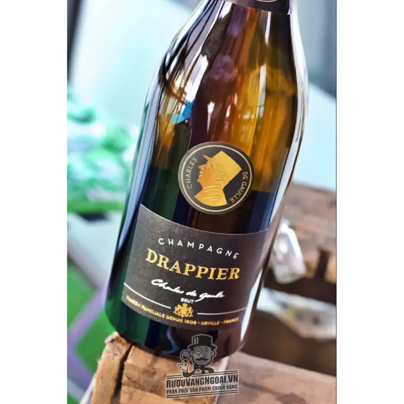 Mua ruou champagne drappier cuvee charles de gaulle giá rẻ tại Hà Nội