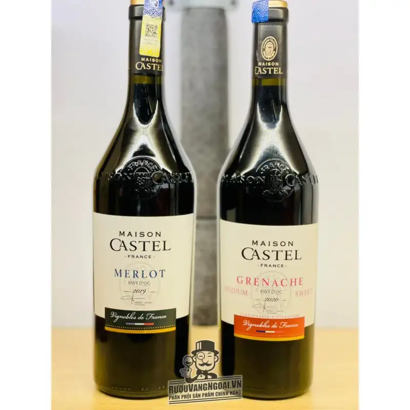 Mua vang phap maison castel merlot giá rẻ tại Hà Nội