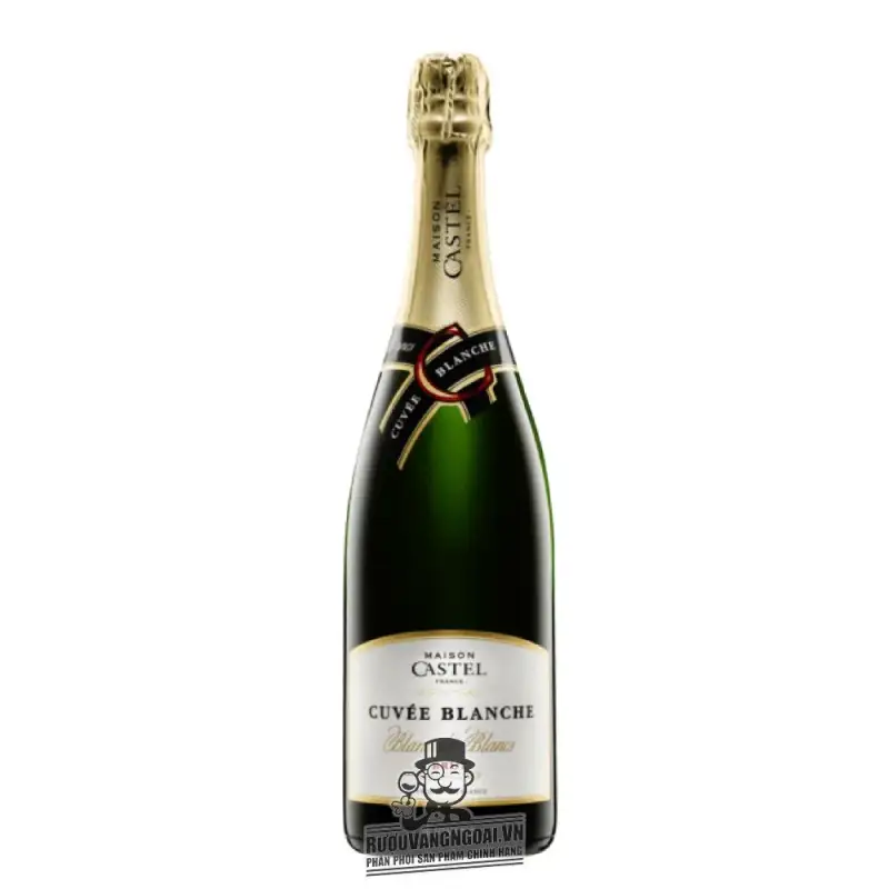 Rượu Vang Nổ Cuvee Blanche Brut Maison Castel