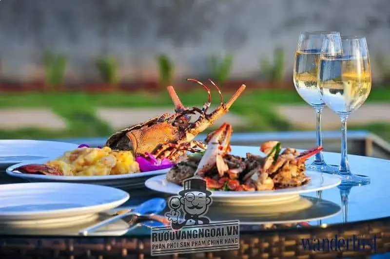 Kết quả hình ảnh cho hải sản vang trắng