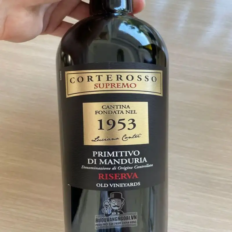 Mua ruou vang corterosso supremo primitivo di manduria riserva ở đâu giá rẻ nhất