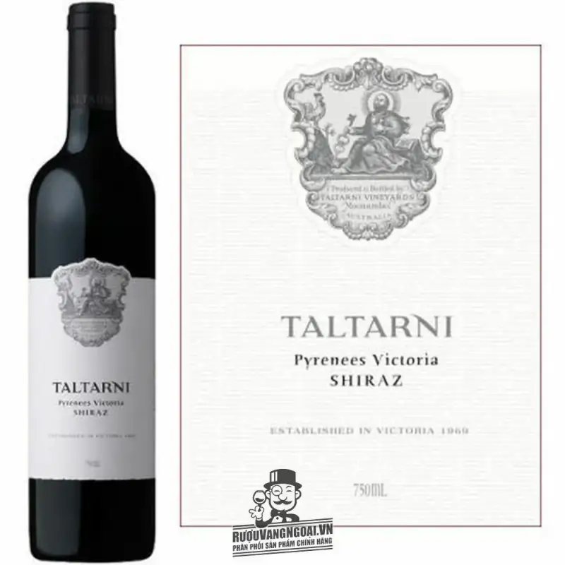 Rượu vang Taltarni Shiraz Pyrenees Victoria