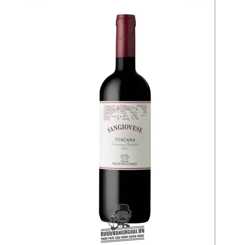 Vang Ý Sangiovese Toscana Montecchiesi