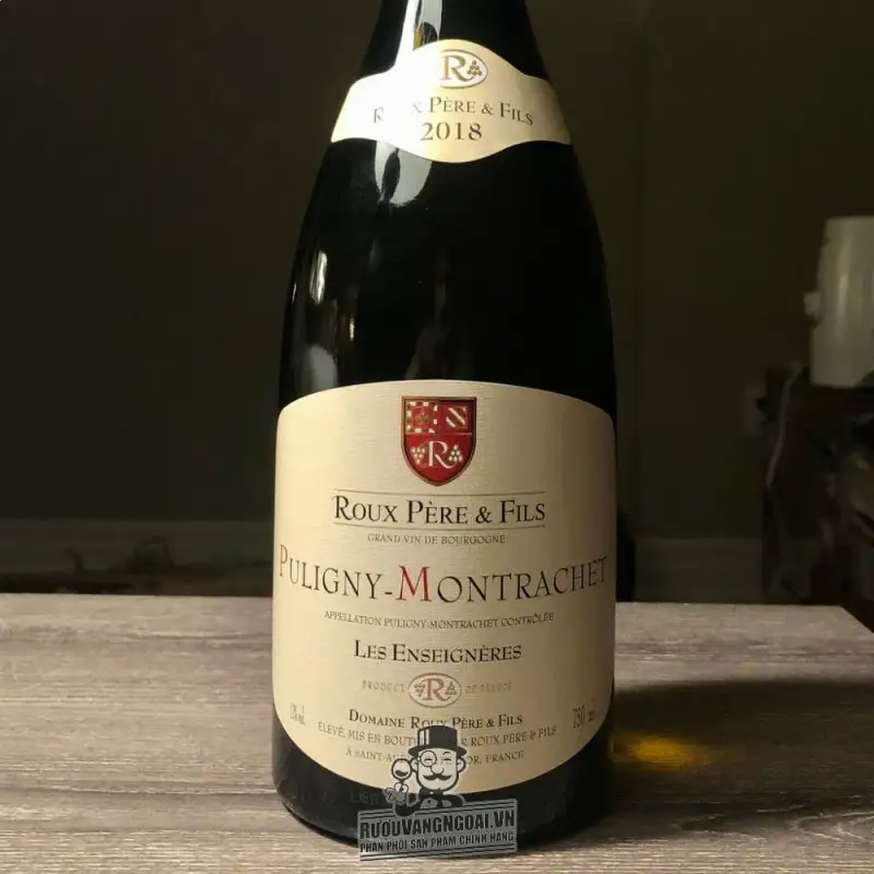 vang phap roux pere fils puligny montrachet les enseigneres giá bao nhiêu