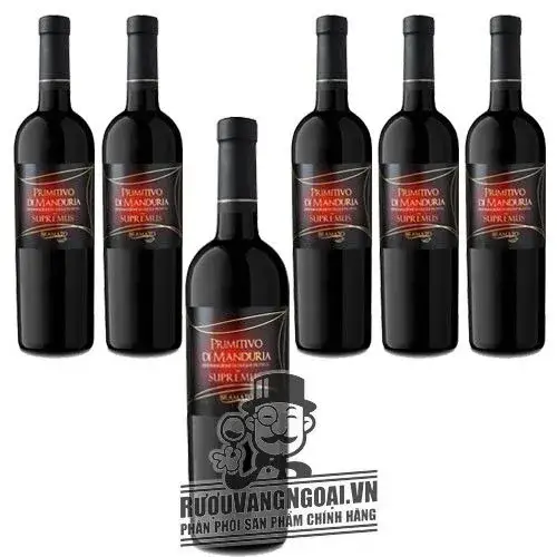 Rượu Vang Ý 18 độ PRIMITIVO DI MANDURIA SUPREMUS