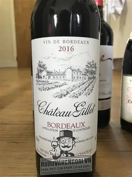 Vang Pháp CHATEAU GILLET BORDEAUX (ĐỎ - TRẮNG)