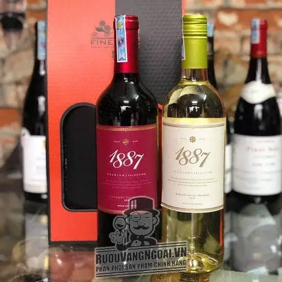 Rượu Vang Chile 1887 (ĐỎ - TRẮNG)
