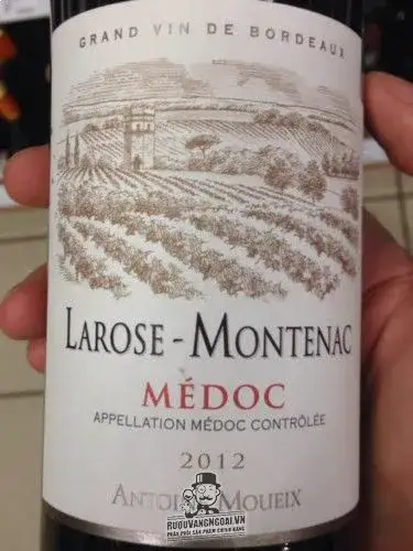 Vang Pháp Larose Montenac Medoc Antoine Moueix