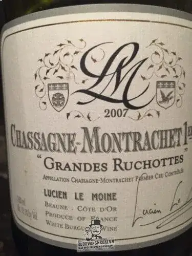 Vang Pháp Chassagne Montrachet Grandes Ruchottes Le Moine