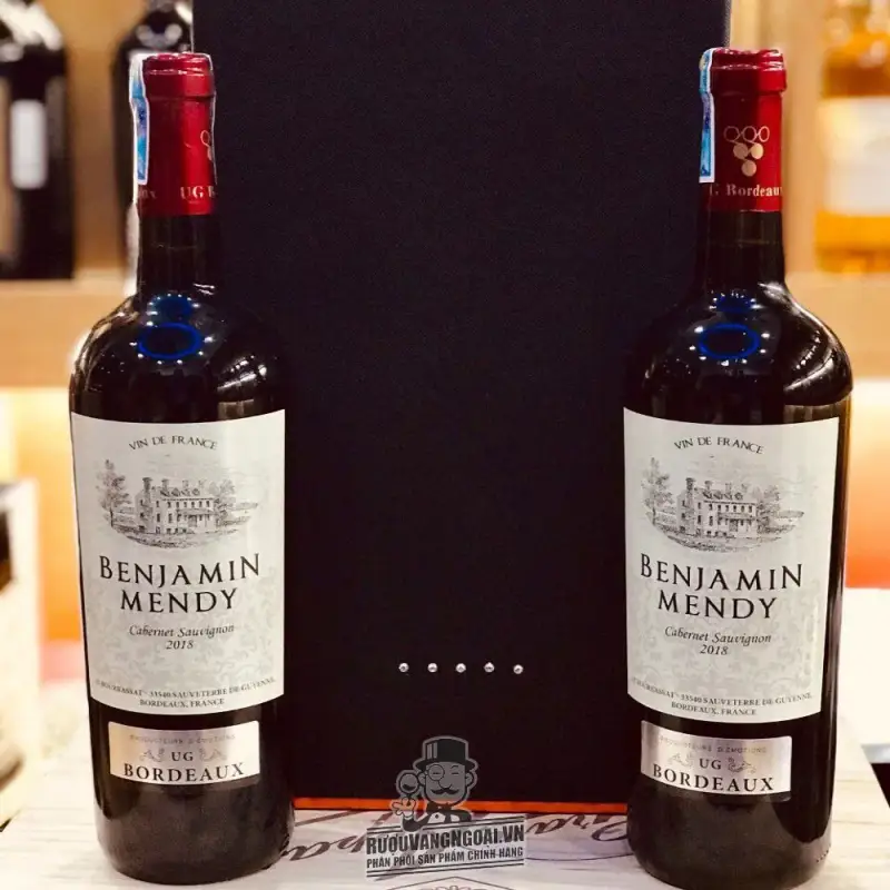 Mua ruou vang phap benjamin mendy ug bordeaux giá rẻ tại Sài Gòn