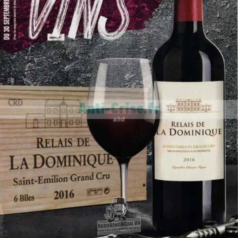vang phap relais de la dominique saint emilion grand cru giá bao nhiêu