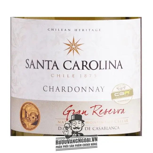 Vang Chile Santa Carolina Gran Reserva Chardonnay