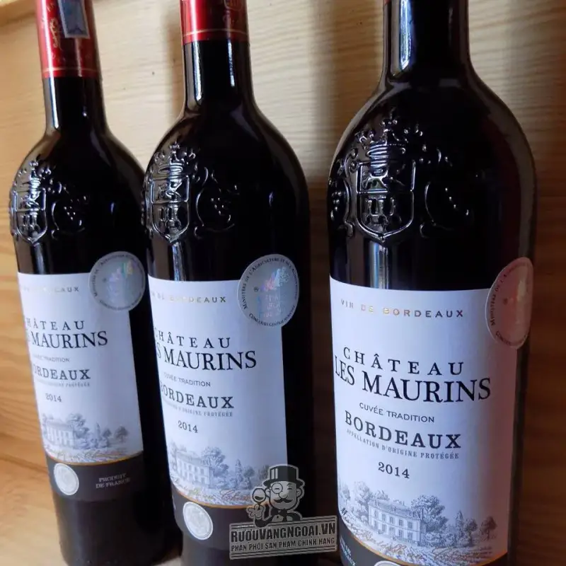 Vang Pháp Chateau Les Maurins Bordeaux Superieur