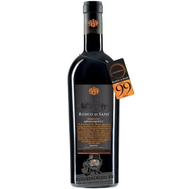 Vang Ý Ronco Di Sassi 99 Primitivo Appassimento