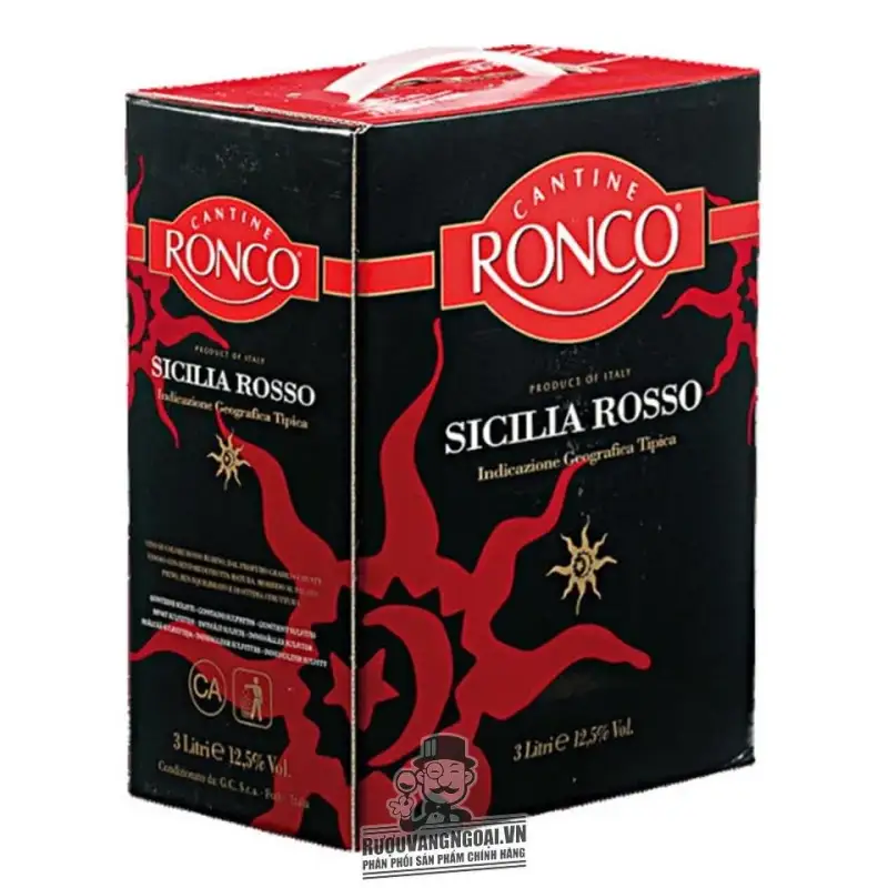Vang Ý Ronco Sicilia Rosso Thượng hạng