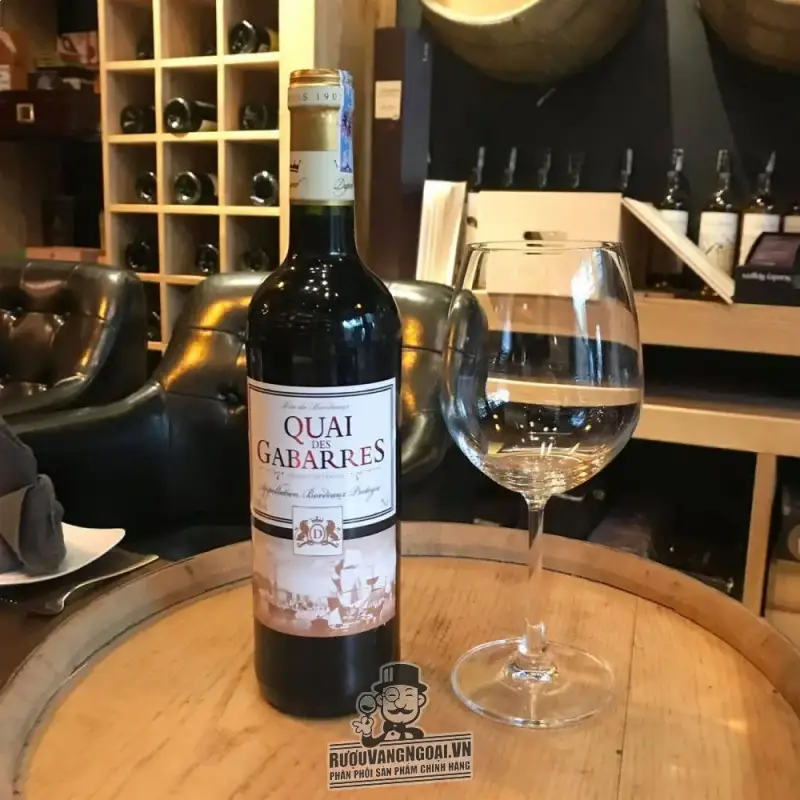 Rượu Vang Pháp Quai Des Gabarres Bordeaux uống ngon