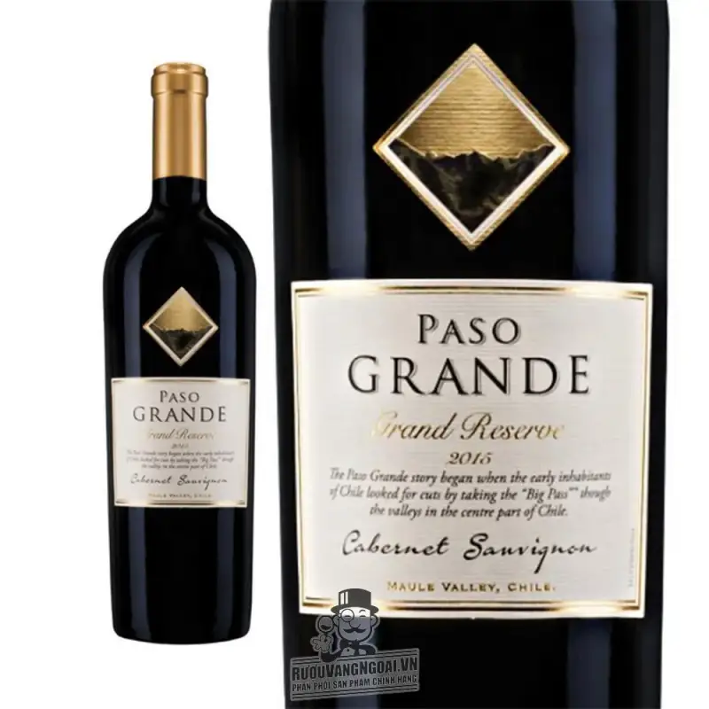 Địa chỉ bán vang chile paso grande grand reserve cabernet sauvignon giá rẻ tại Hà Nội