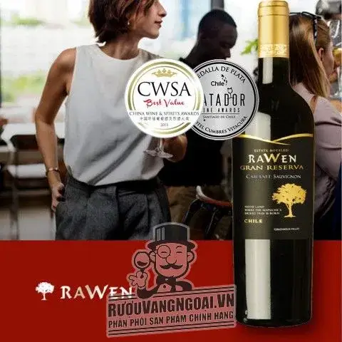 Vang Chile Rawen Gran Reserva Cabernet Sauvignon