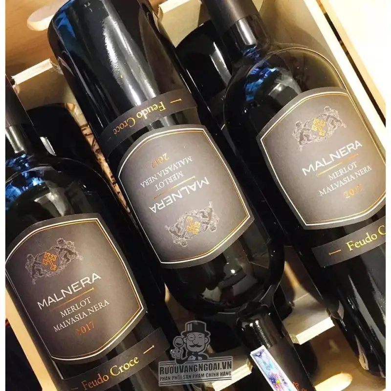 Giá vang y luna feudo croce merlot malvasia nera salento chinh hang