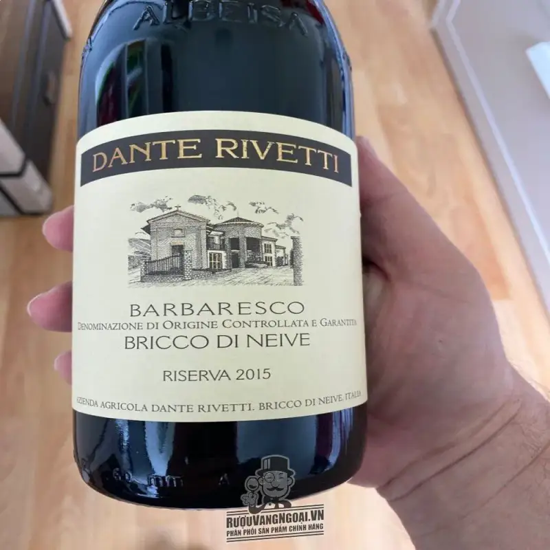 Vang Ý Dante Rivetti Barbaresco Riserva cao cấp