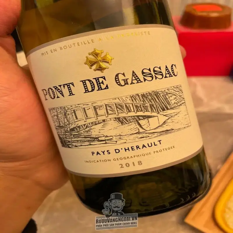 Mua vang phap pont de gassac blanc giá rẻ tại Hà Nội