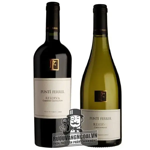 Vang Chile Punti Ferrer Reserva Chardonnay