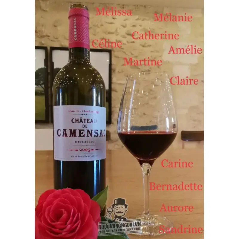 Địa chỉ bán ruou vang phap chateau de camensac haut medoc grand cru classe giá rẻ tại Hà Nội