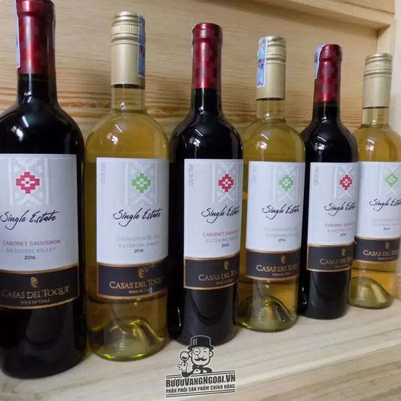 Vang Chile CASAS DEL TOQUI Single Estate Cabernet Sauvignon