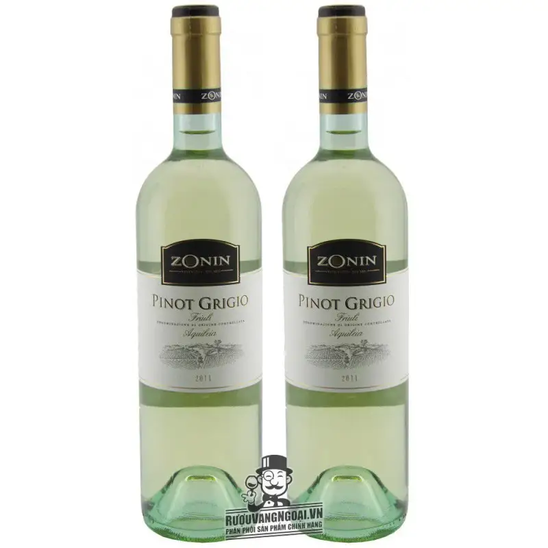 Vang Ý Zonin Pinot Grigio Friuli Aquileia
