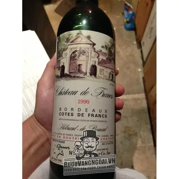 Địa chỉ bán vang phap chateau de francs cotes de francs cao cap giá rẻ tại Sài Gòn