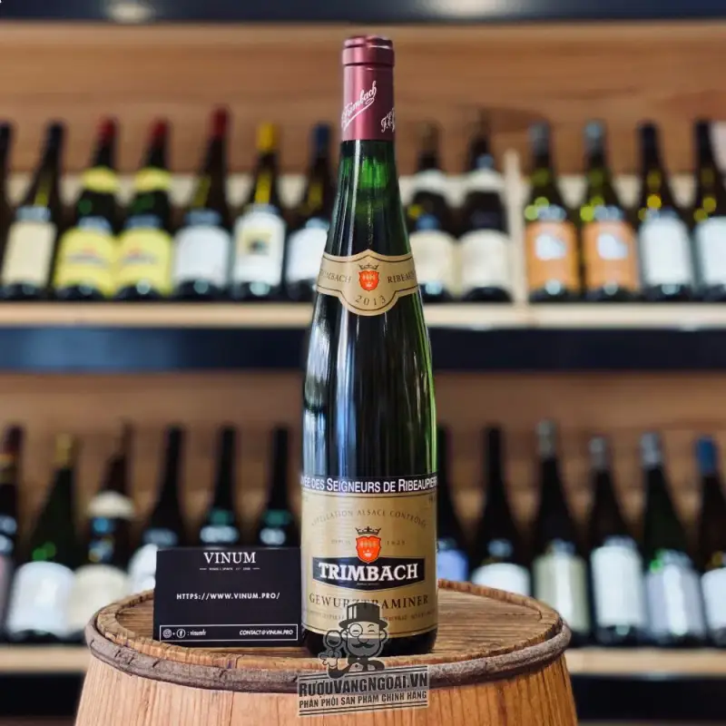 vang phap trimbach gewurztraminer alsace giá bao nhiêu