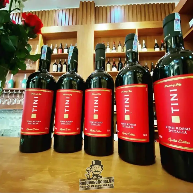 Vang Ý Tini Vino Rosso Ditalia uống ngon