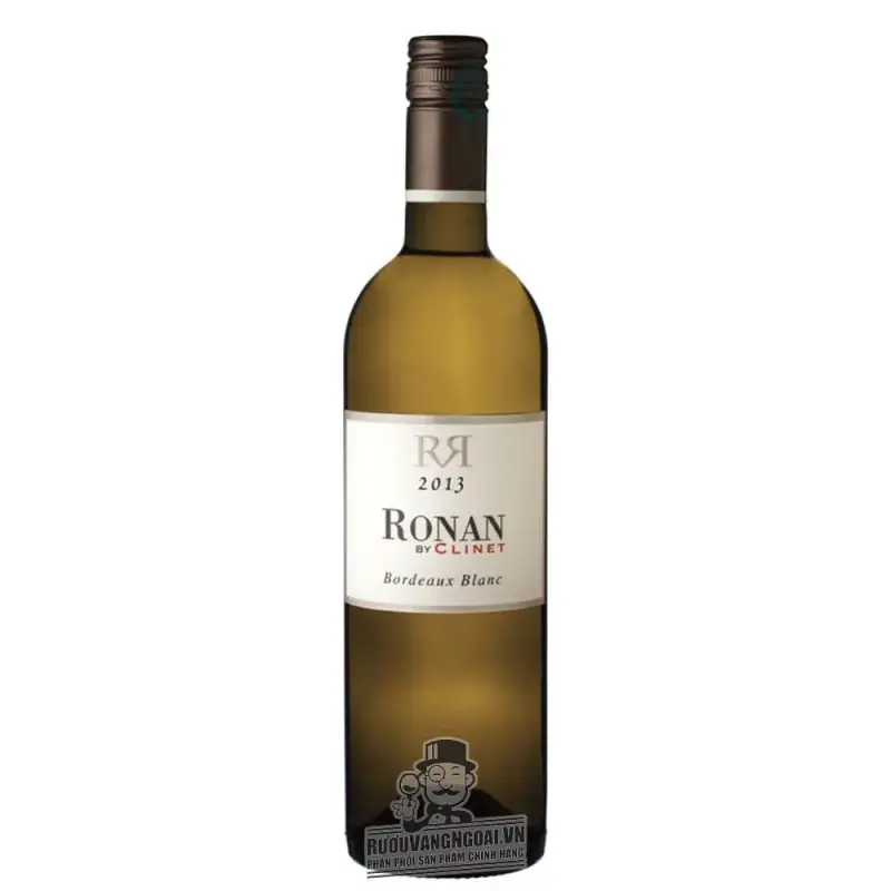 Vang Pháp Ronan By Clinet Bordeaux Blanc uống ngon