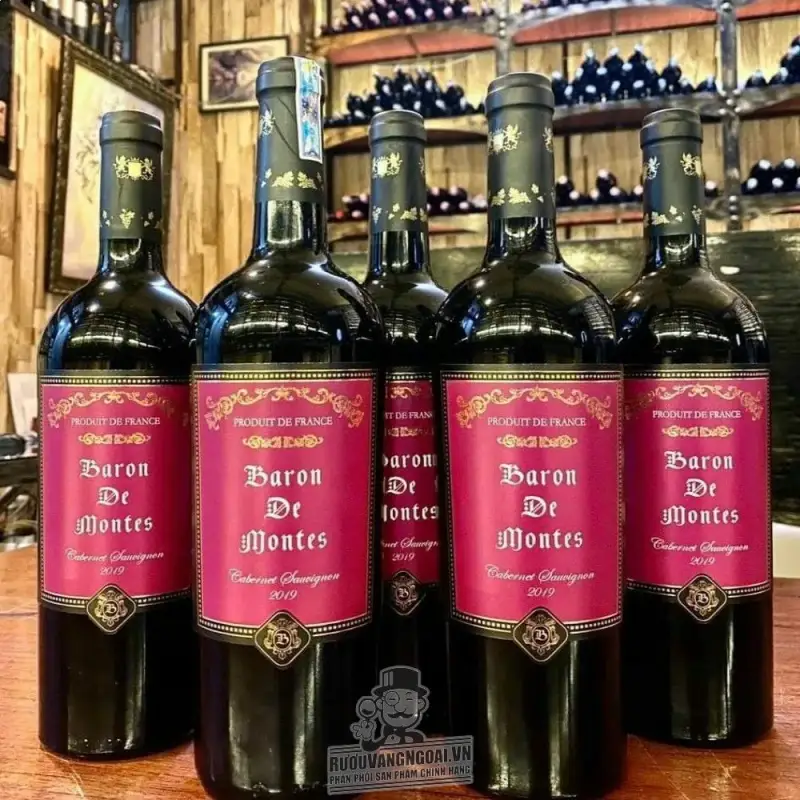 Rượu Vang Pháp BARON DE MONTES Thượng hạng