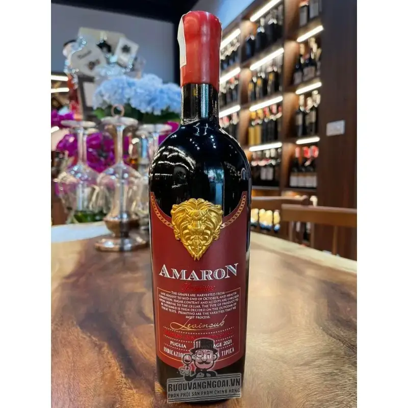 Rượu vang Amaron Primitivo uống ngon