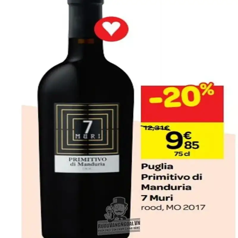 Địa chỉ bán vang y muri primitivo di manduria giá rẻ tại Sài Gòn